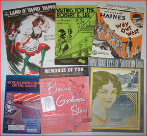 The Sounds of Music - A Family’s Collection of Vintage Sheet Music. image